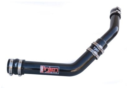 injen 08-14 mitsubishi evo x 2.0l turbo black intercooler kit two piece upper ses1899uicpblk