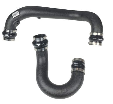 injen 18-19 audi s4/s5 (b9) v6 3.0l turbo wrinkle black intercooler piping ses3082icpwb
