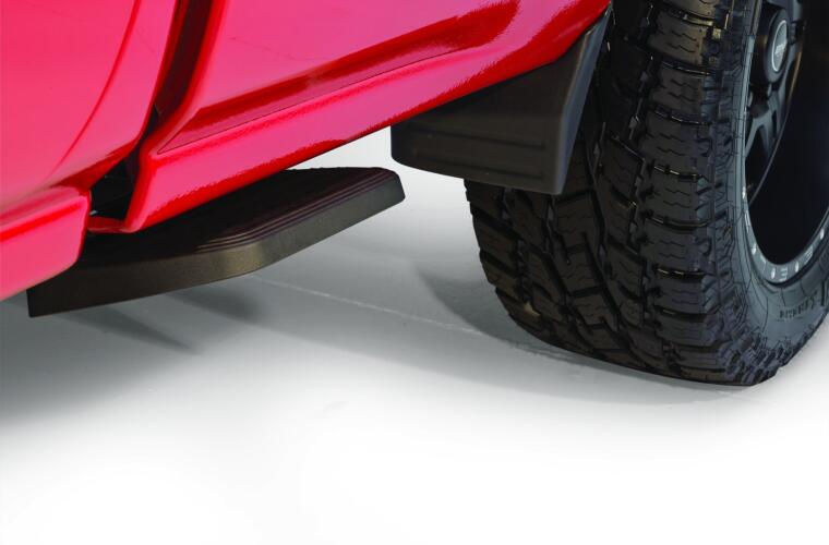 amp research 2020-2022 chevrolet silverado/gmc sierra 2500/3500 hd bedstep2 - black 75418-01a