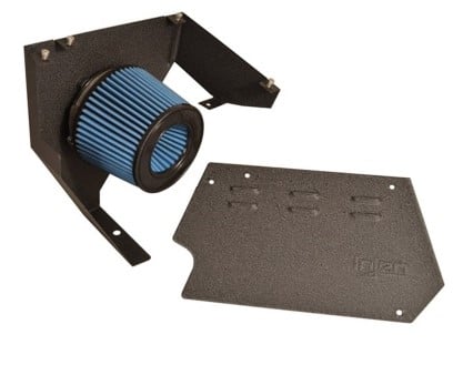 injen 01-06 bmw 330i e46 3.0l (m54) l-6 wrinkle black short ram intake w/ enc heat shield & adapter sp1111wb