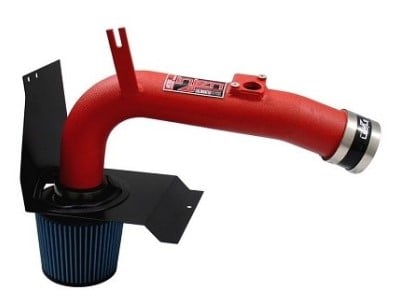 injen 12-13 bmw 335i (n55) 3.0l l6 (turbo) auto trans only wrinkle red short ram intake w/ mr tech sp1128wr