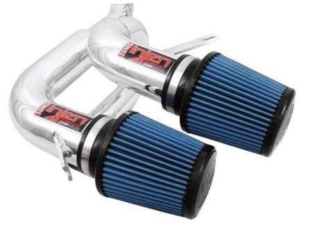 injen 08-09 535i e60 3.0l l6 twin intake & amsoil filters polished short ram intake sp1130p