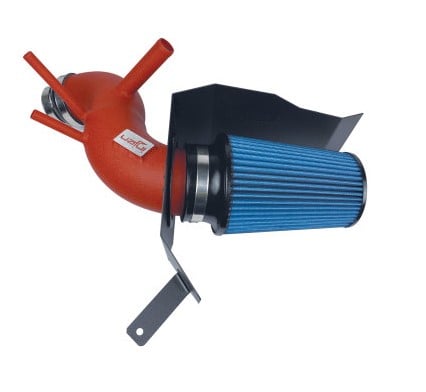 injen 2018+ kia stinger 2.0l turbo l4 wrinkle red short ram tuned intake system sp1355wr