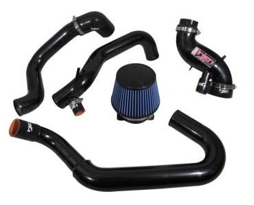 injen 03-06 evo 8/9/mr cast aluminum intake system w/ full intercooler piping black short ram intake sp1898blk