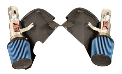 injen 13 infiniti fx37 3.7l v6 twin polished short ram intake w/mr tech sp1911p