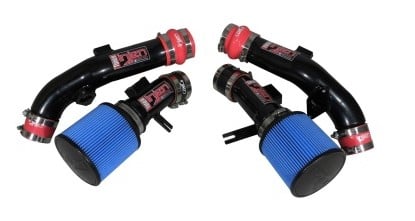 injen 10-12 nissan r35 gtr v6 3.8l twin turbo black short ram intake sp1995blk