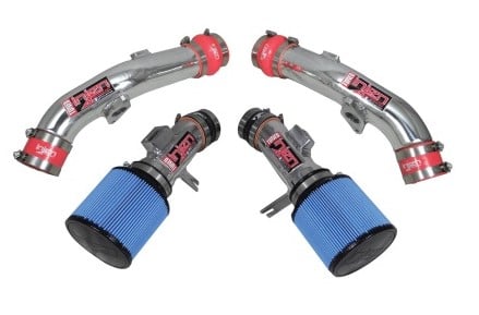 injen 10-12 nissan r35 gtr v6 3.8l twin turbo polished short ram intake sp1995p
