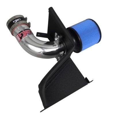 injen 10-12 vw mk6 gti 2.0l tsi black short ram intake w/ heat shield sp3075blk