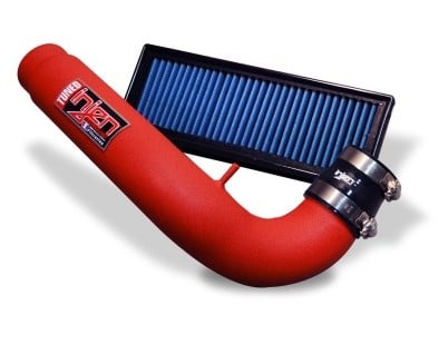 injen 15-19 fiat abarth 1.4l turbo 4cyl wrinkle red short ram intake w/mr tech sp5024wr