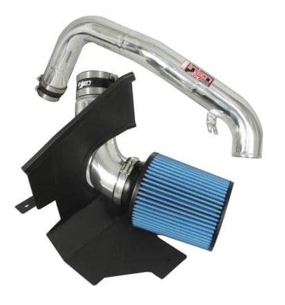 injen 13-14 ford focus st 2.0l (t) 4cyl polished short ram intake w/mr tech & heat shield sp9001p