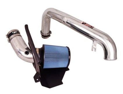 injen 15-18 ford focus st 2.0l (t) 4cyl polished short ram intake w/mr tech & heat shield sp9002p