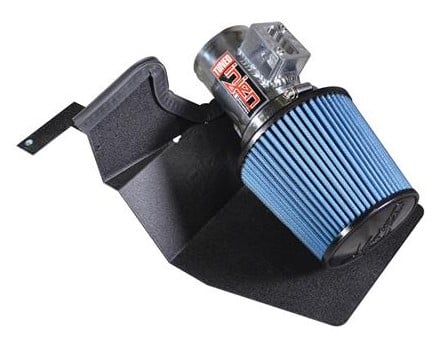 injen 16-19 ford fiesta st 1.6l turbo 4cyl polished short ram intake w/mr tech sp9018p