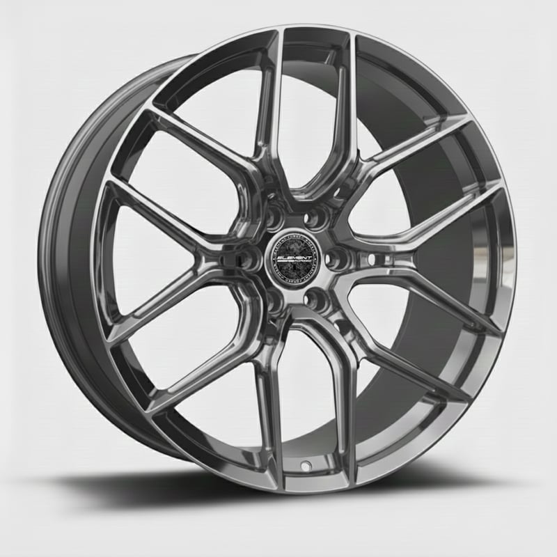 23x9 element forged ss-1 black chrome pvd (full forged) (custom)