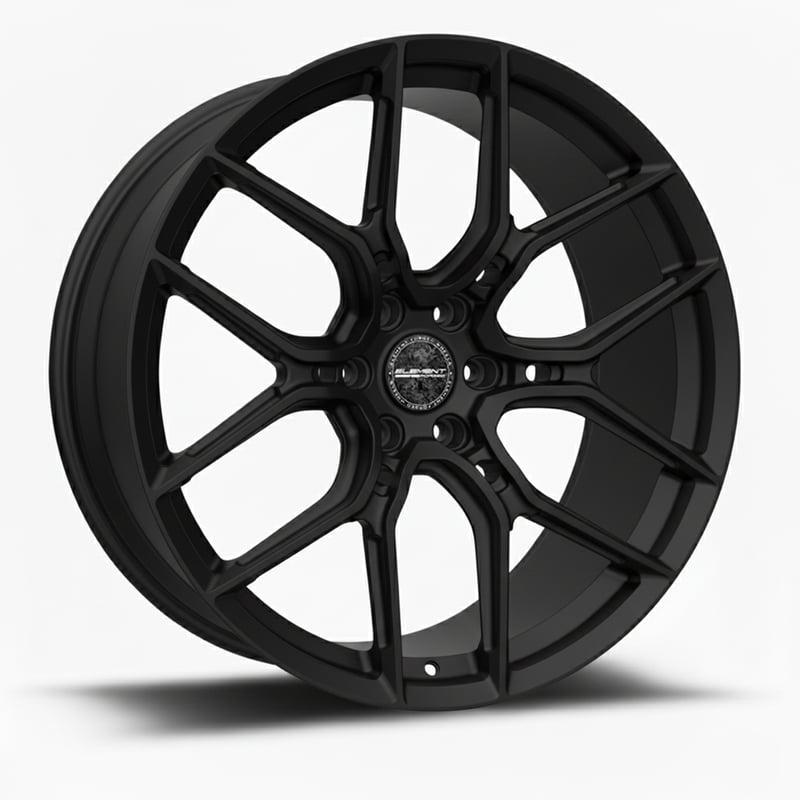 19x8 element forged ss-1 satin black (full forged) (custom)