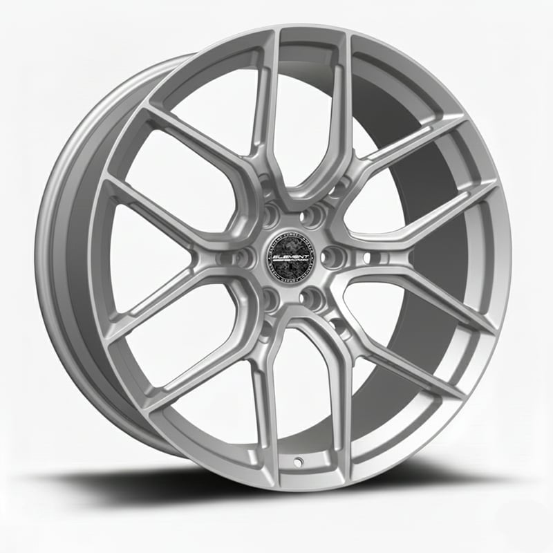 20x8 element forged ss-1 satin silver (full forged) (custom)