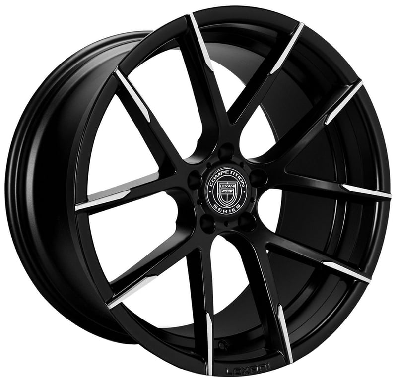 Lexani Stuttgart Gloss Black w/ Machined Tips