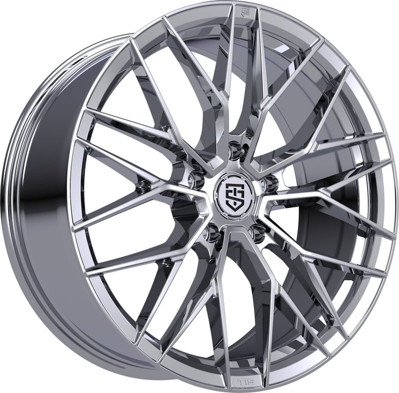 (special pricing) 17x7.5 tis motorsports 505c chrome 5x4.5/114.3 35mm