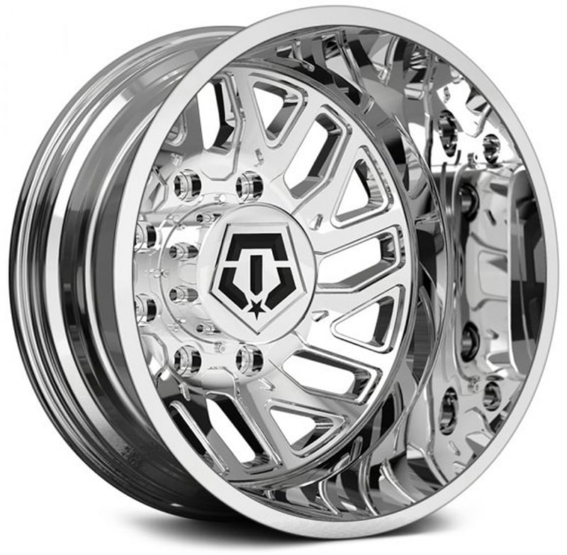 22x8.25 tis off-road 544c chrome dually rear outer 8x210 -198mm 154.3 c.b.