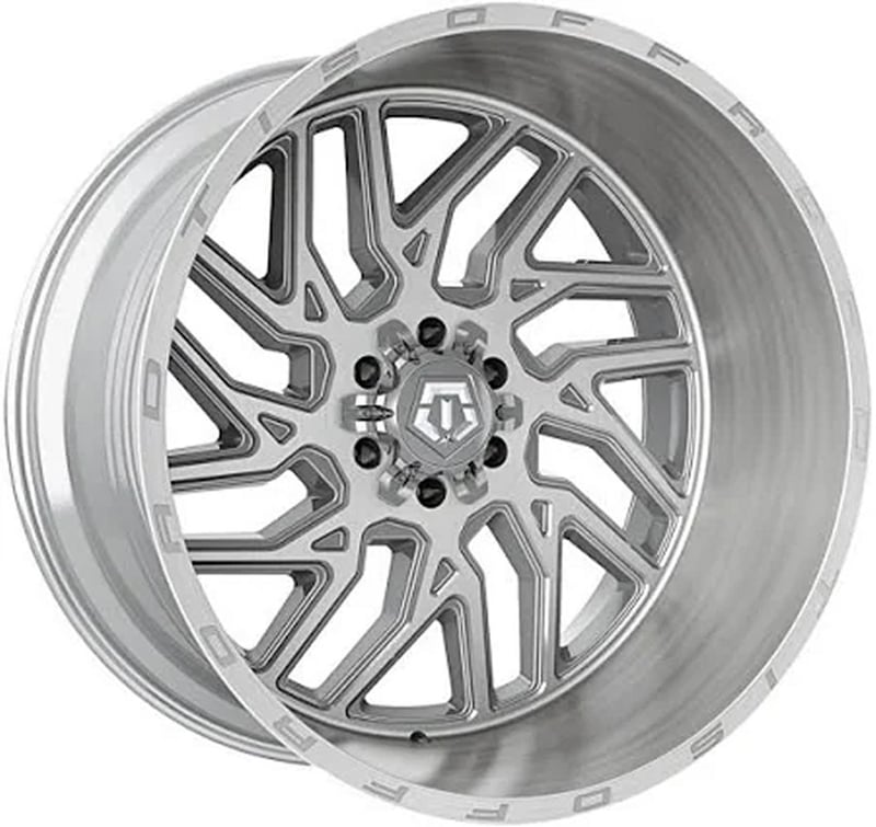 TIS Off-Road 544BSM Brushed Silver & Milled