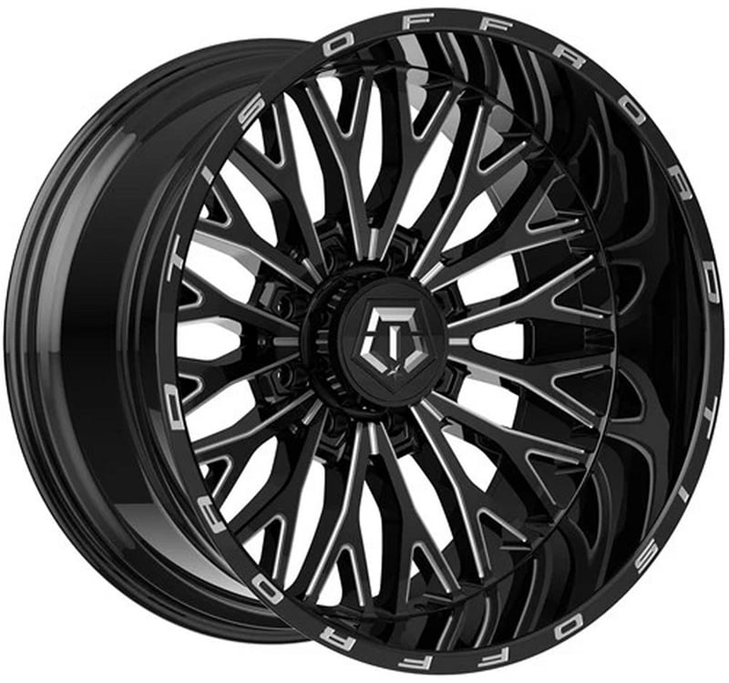TIS Off-Road 565BM (8-Lug) Gloss Black Milled