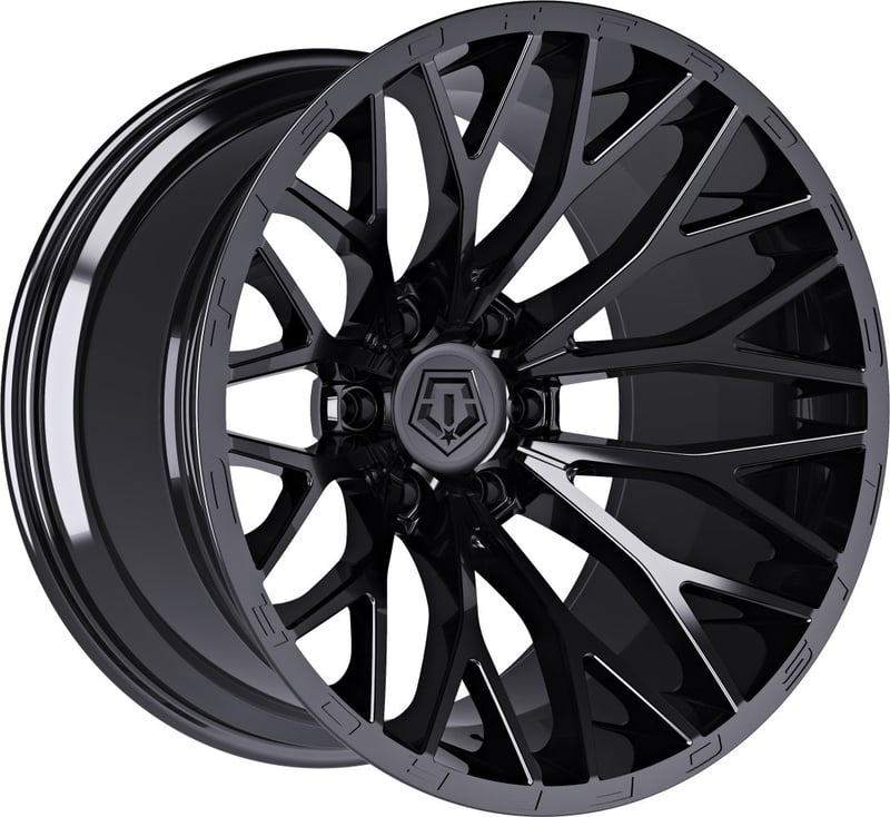 24x12 tis off-road 566b gloss black (6-lug) (* may require trimming) 6x5.5/139.7 -44mm