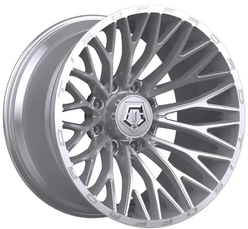 TIS Off-Road 566BSM (8-Lug) Brushed Silver & Milled