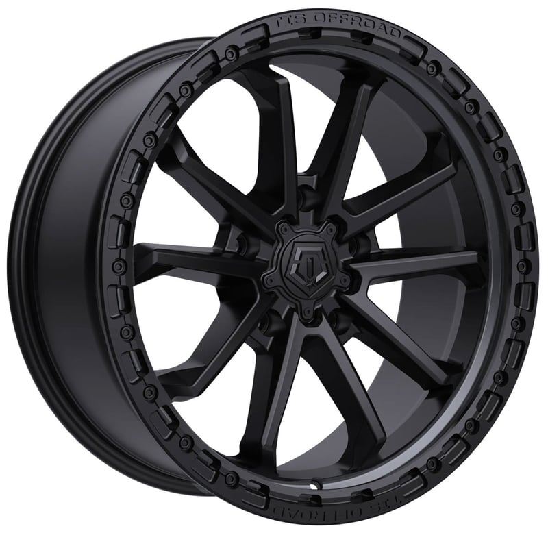 17x9 tis off-road 556sb satin black (5-lug) 5x5/127 -13mm