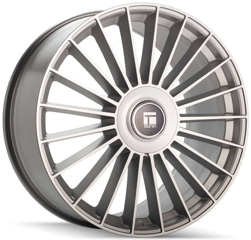 (clearance - no returns) 22x9 touren tr10 satin silver machined 5x115 5x5.5/139.7 20mm