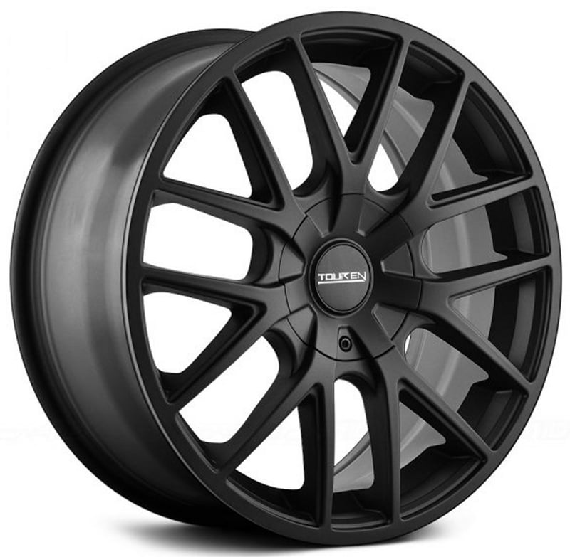 (clearance - no returns) 20x8.5 touren tr60 matte black 5x112 5x120 40mm