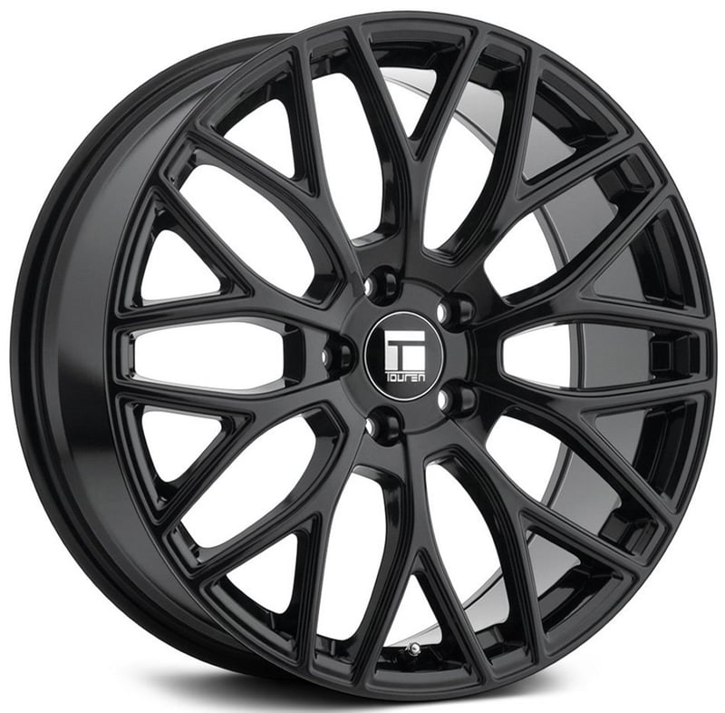 19x8.5 touren tr76 gloss black 5x4.25/108 35mm
