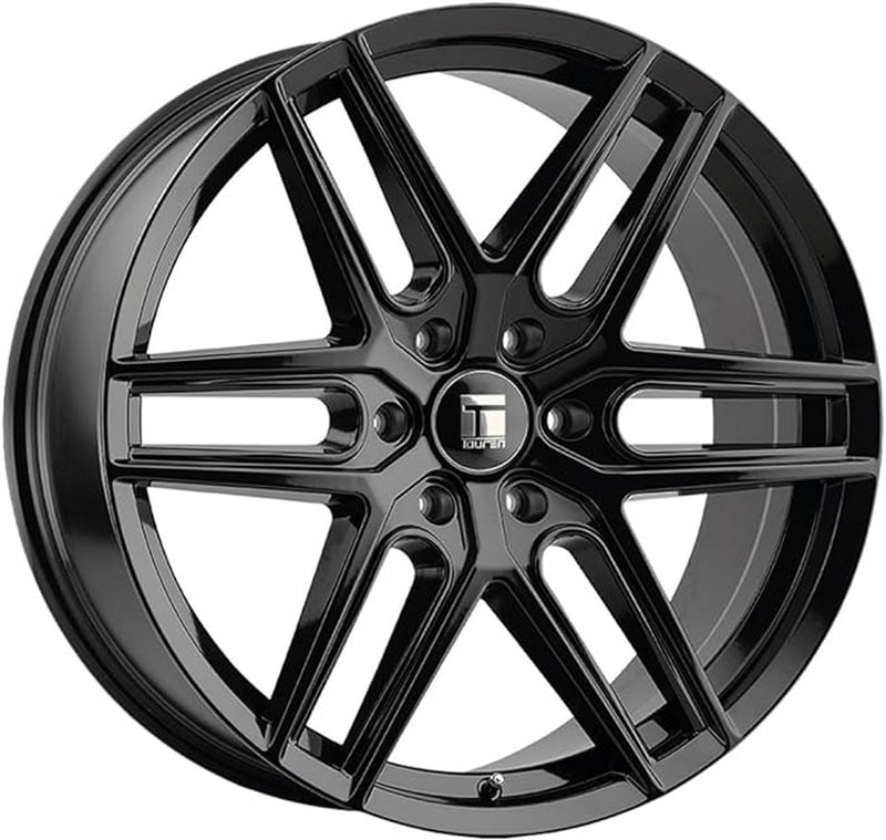 22x9.5 touren tr79 gloss black (6 lug) 6x135 30mm