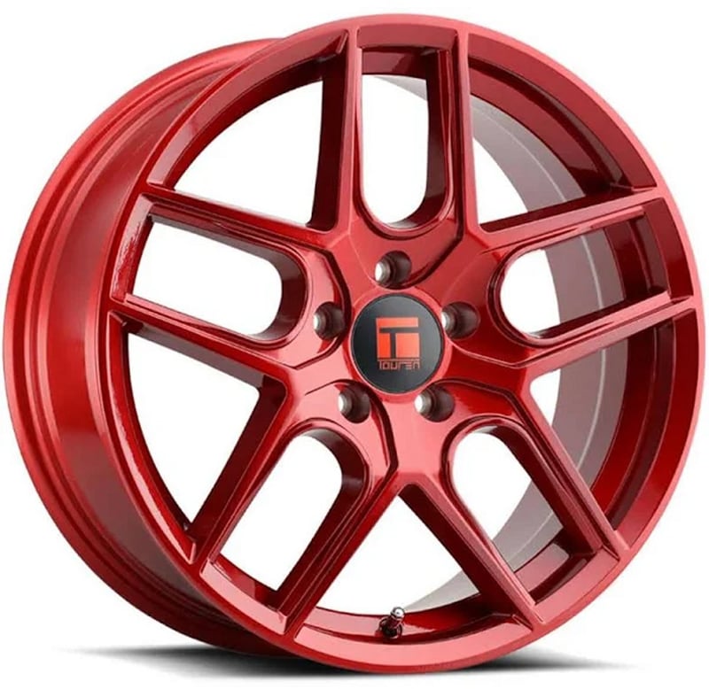 (clearance - no returns) 20x9 touren tr79 crimson candy red 5x112 35mm