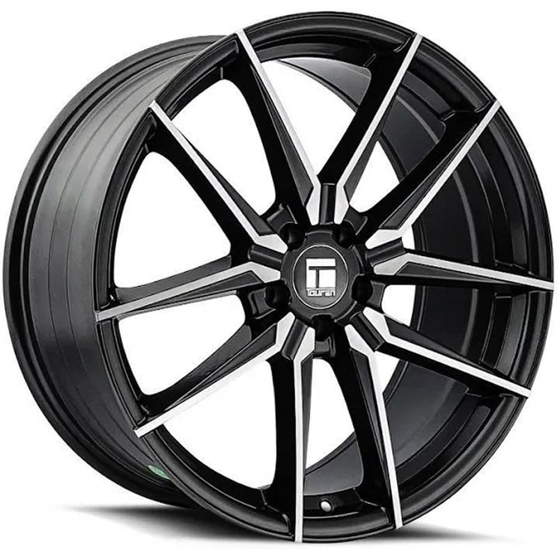 18x8 touren tr94 brushed w/ dark graphite window 5x4.5/114.3 35mm