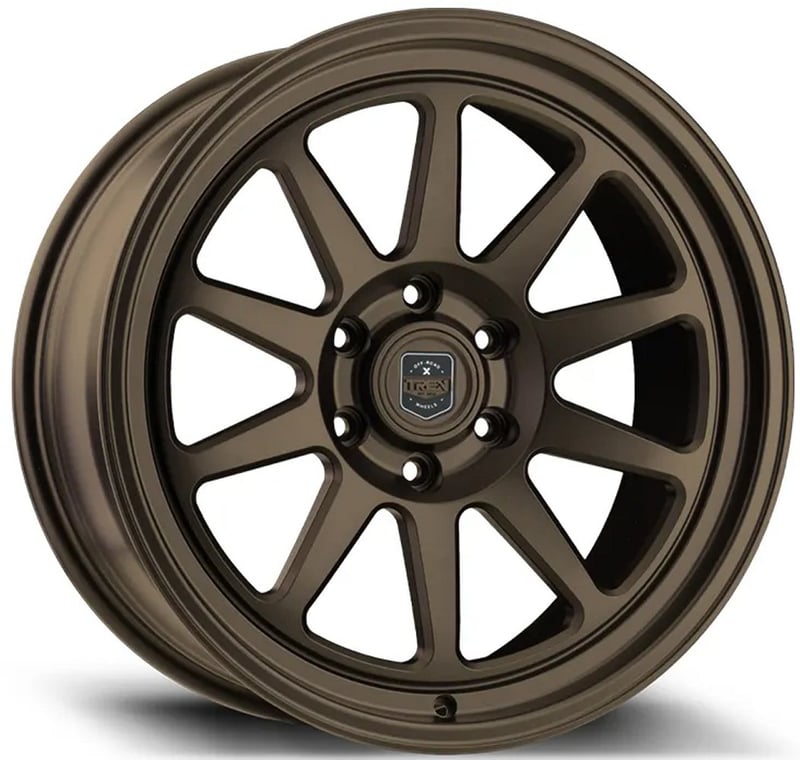 17x8.5 trex off-road t100 matte bronze (fully forged) 6x135 0mm