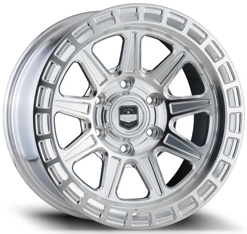 17x8.5 trex off-road t300 machined clear (fully forged) 6x135 0mm