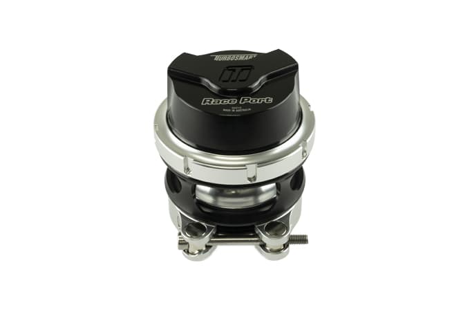 turbosmart raceport gen-v universal - black (no weld flange) female (fits competitors flange) ts-0204-1142