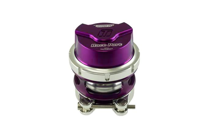 turbosmart bov race port female gen-v purple - no weld flange ts-0204-1143