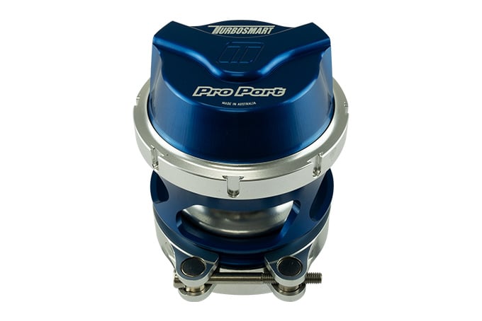 turbosmart genv 54mm proport universal blow off valve - blue ts-0208-1111