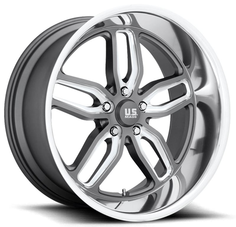 US Mags U129 C-Ten Anthracite Milled w/ Diamond Cut Lip