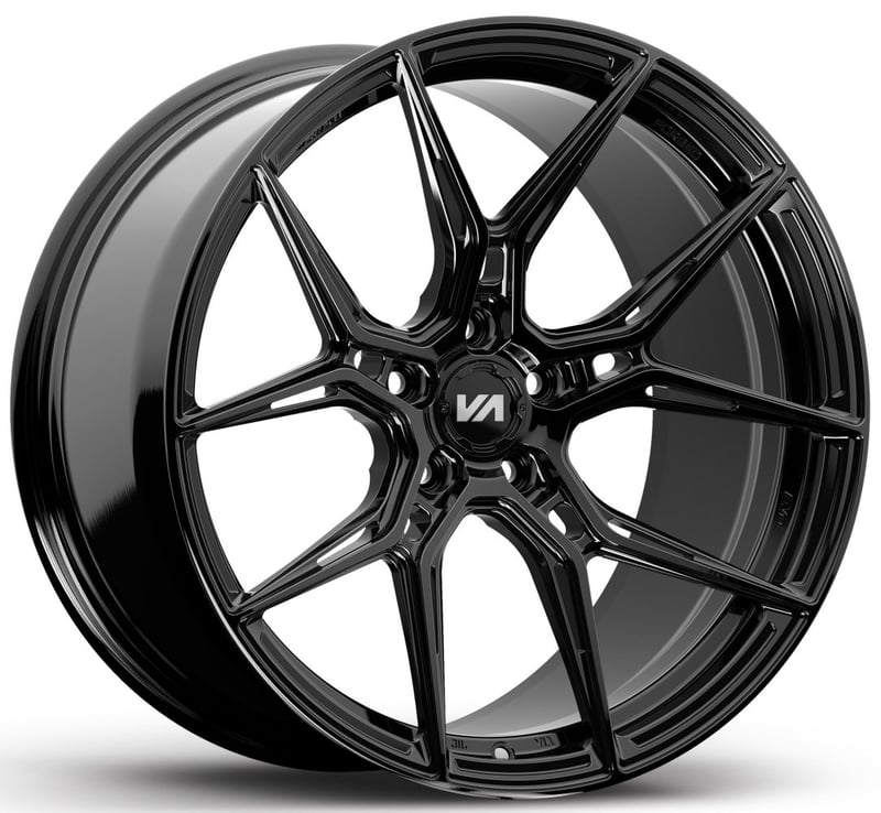 19x11 variant nysa gloss black (super deep concave) (full forged) (custom)