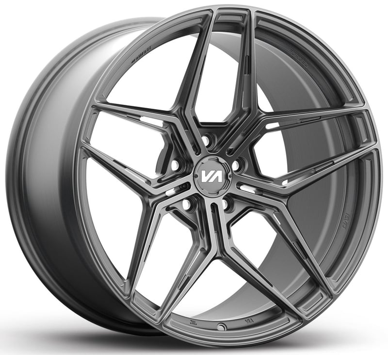 19x10 variant zeno satin gunmetal (deep concave) (full forged) (custom)