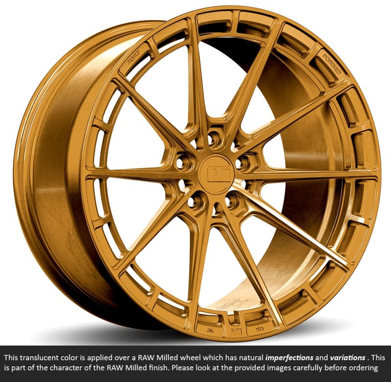 19x11 variant aure raw maricopa copper (full forged) (deep concave) (custom)