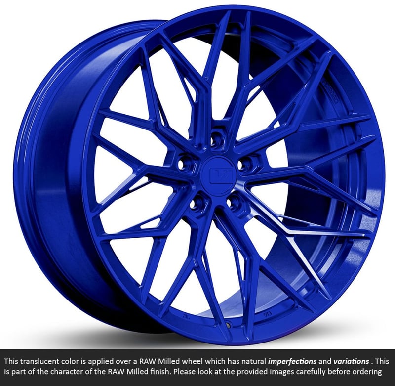 19x11 variant maxim raw illusion blue (full forged) (deep concave) (custom)