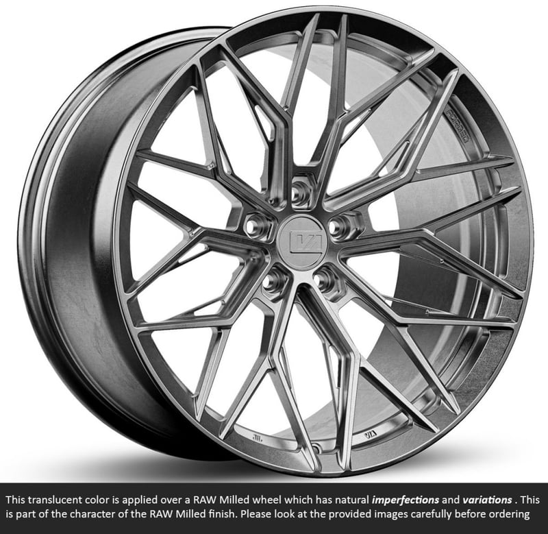 21x12 variant maxim raw titanium (full forged) (super deep concave) (custom)