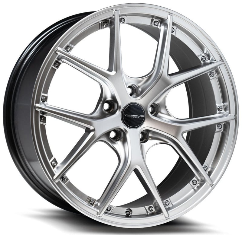 19x9.5 versus vs09 hyper silver 5x112 40mm