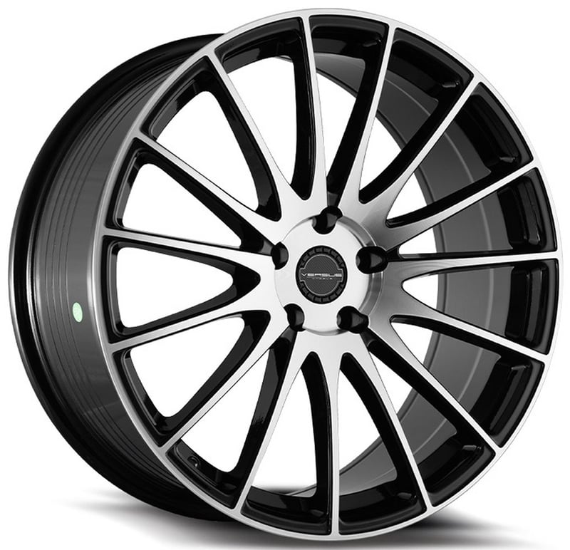 18x8.5 versus vs11 gloss black machined 5x4.5/114.3 35mm