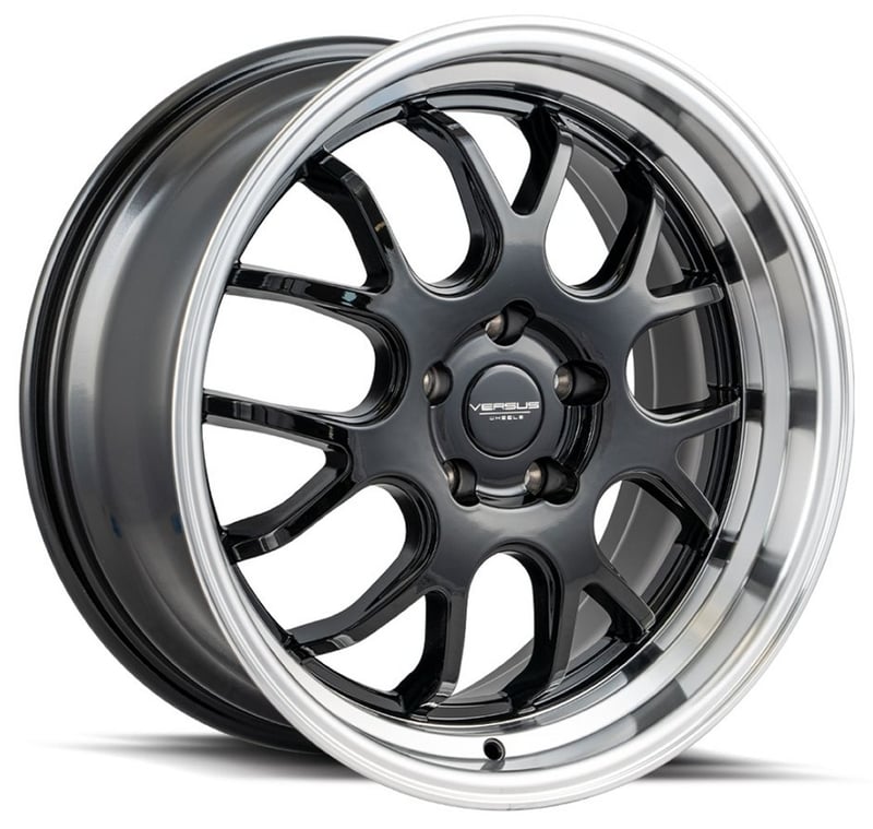 Versus VS824 Black w/ Polished Lip
