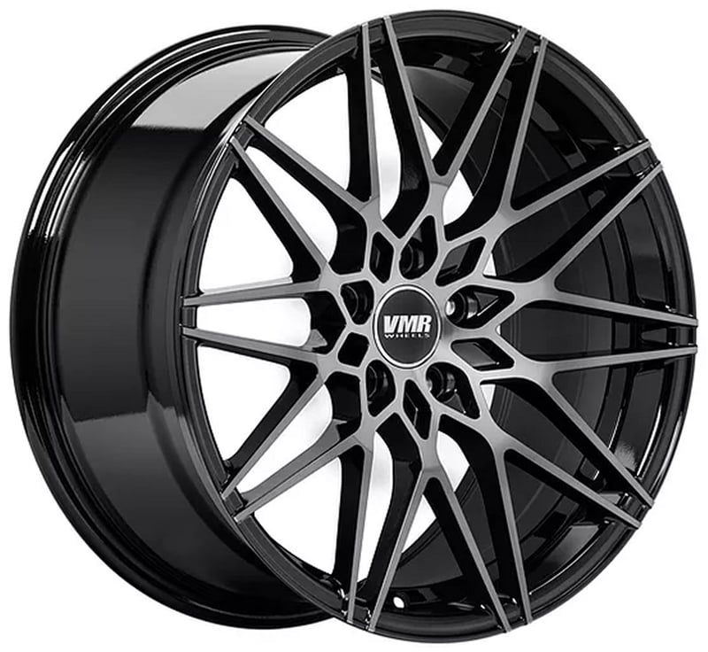 18x8.5 vmr v801 titanium black (flow formed) 35mm (custom)