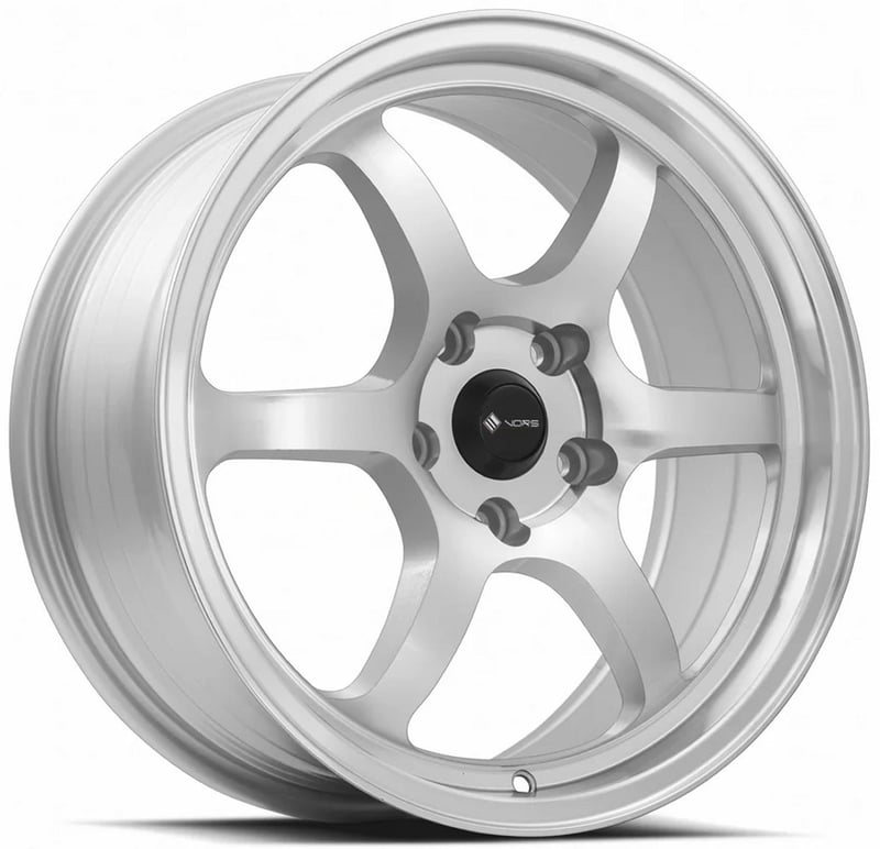 17x7.5 vors lt61 silver machined 5x4.25/108 35mm (custom)