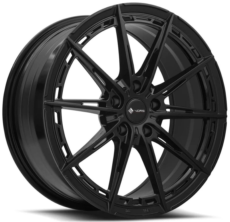 18x9 vors lt84 gloss black (custom) 5x110 35mm